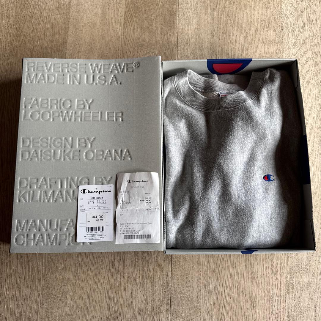 Champion × LOOPWHEELER スウェット Lサイズ