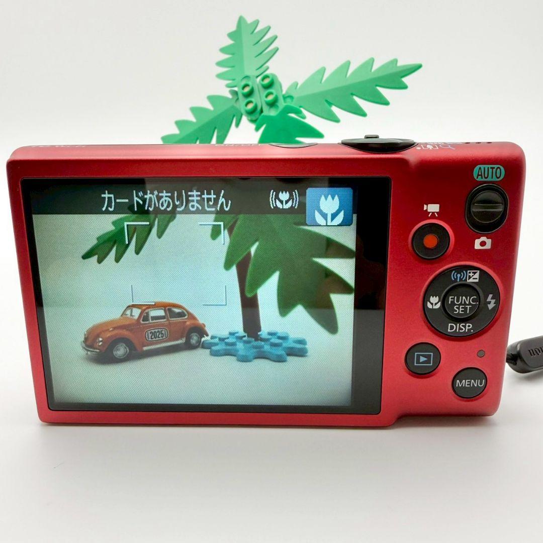 【Roche】Canon IXY 110F レッド デジカメ 915-11