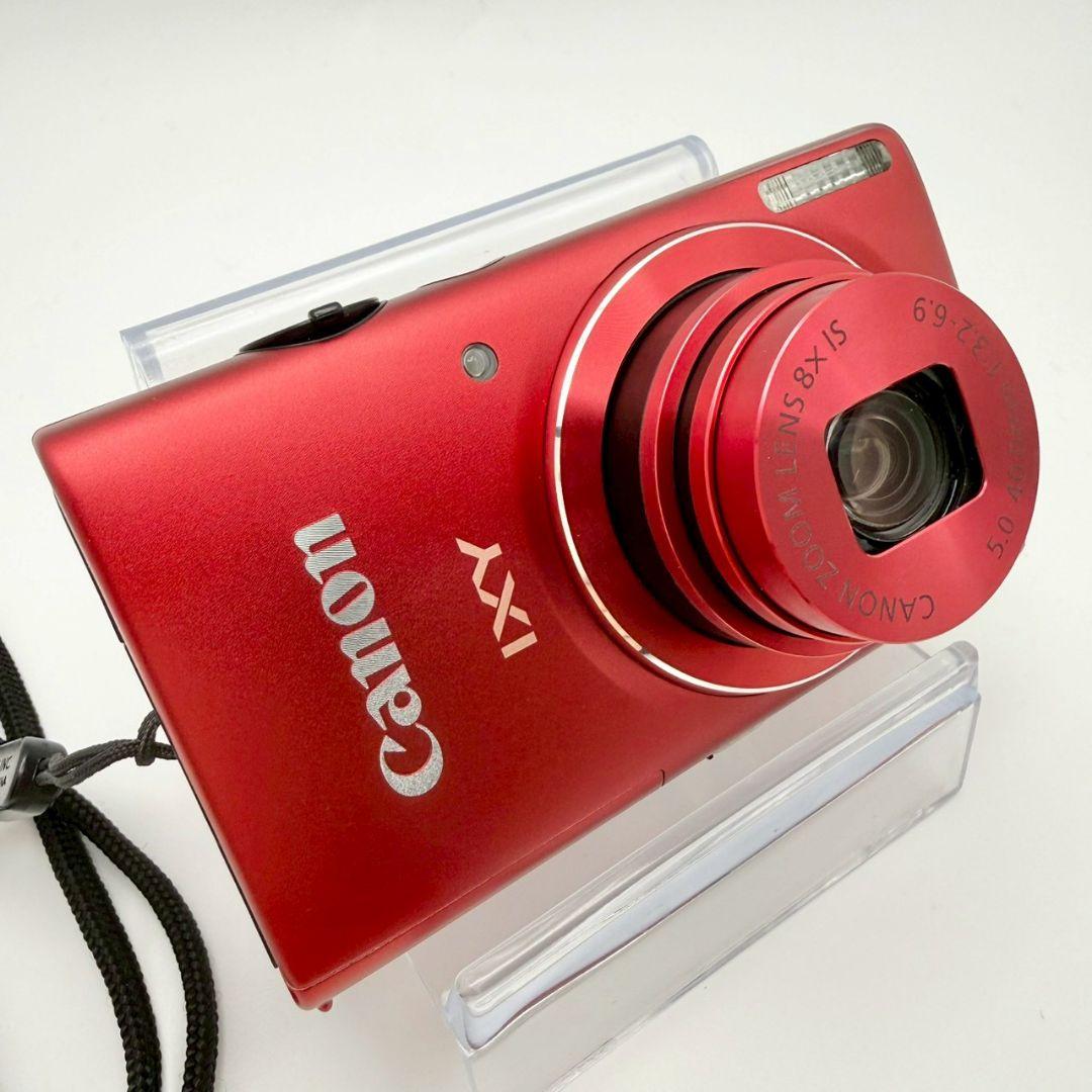 【Roche】Canon IXY 110F レッド デジカメ 915-11