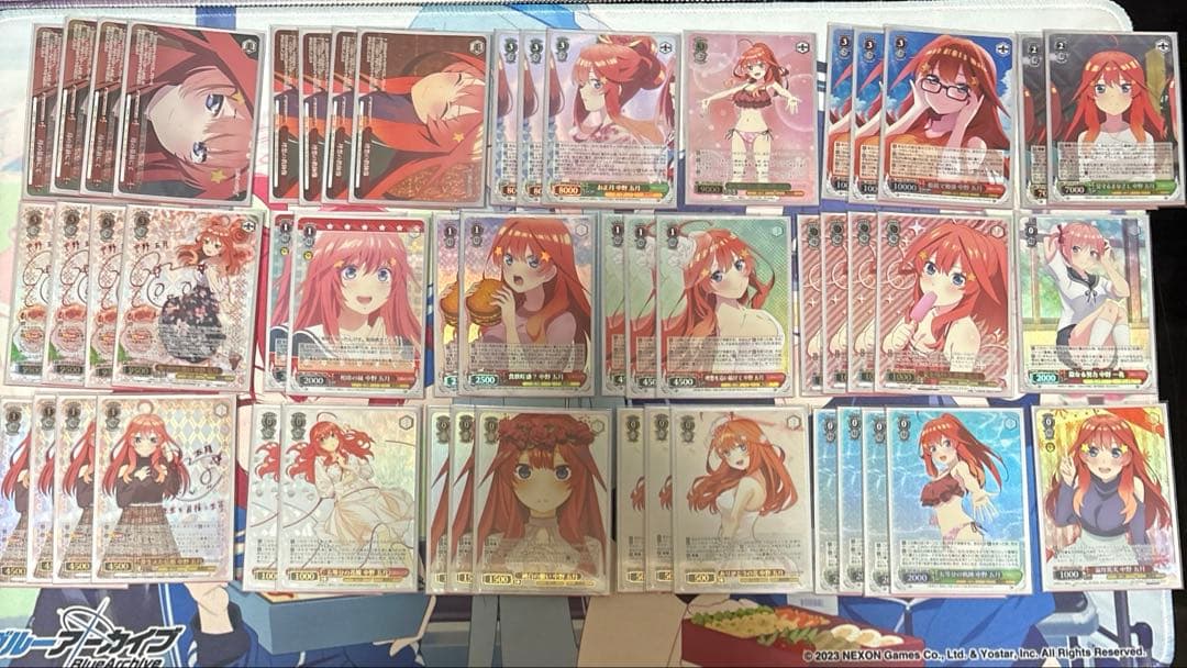 ヴァイスシュヴァルツ　五等分の花嫁　中野五月　デッキ　フルレア