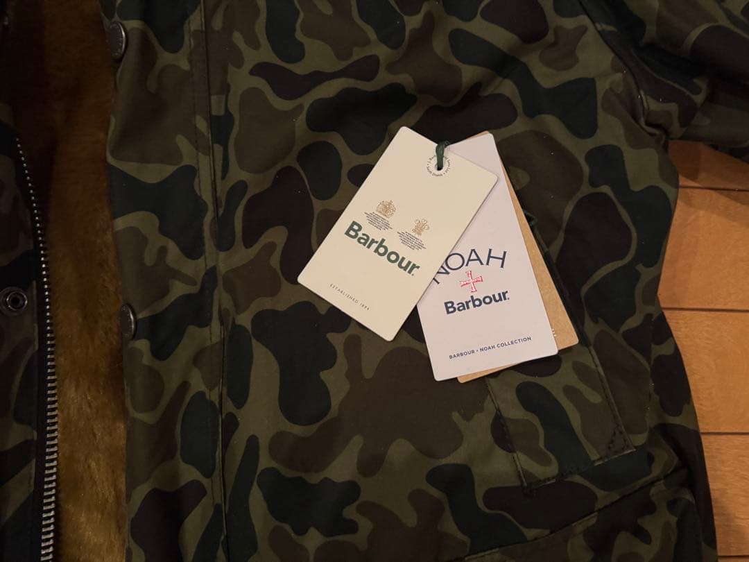 Barbour × NOAH Camo Bedale カモ ビデイル　タグ付き