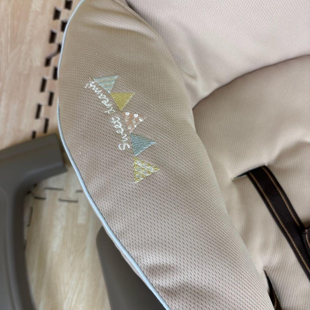 極上クリーニング済　☆美品☆　コンビ　ハイローベッド＆チェア　ネムリラ　グレー