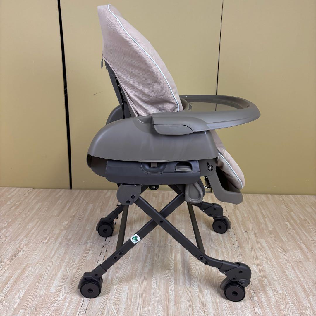 極上クリーニング済　☆美品☆　コンビ　ハイローベッド＆チェア　ネムリラ　グレー