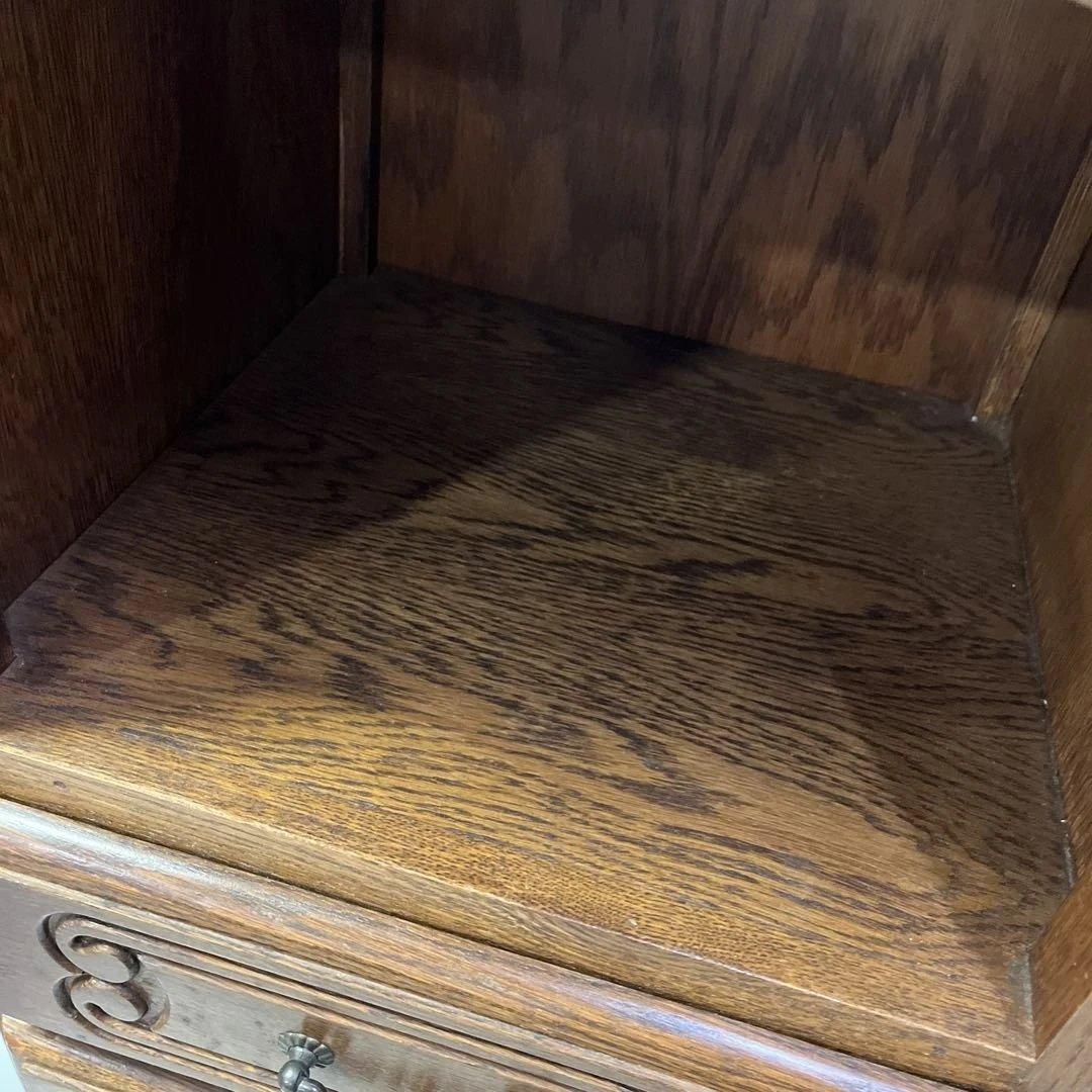 【三越製作所】◇電話台◆ヴィンテージ◇ルーマニア製◆オーク材