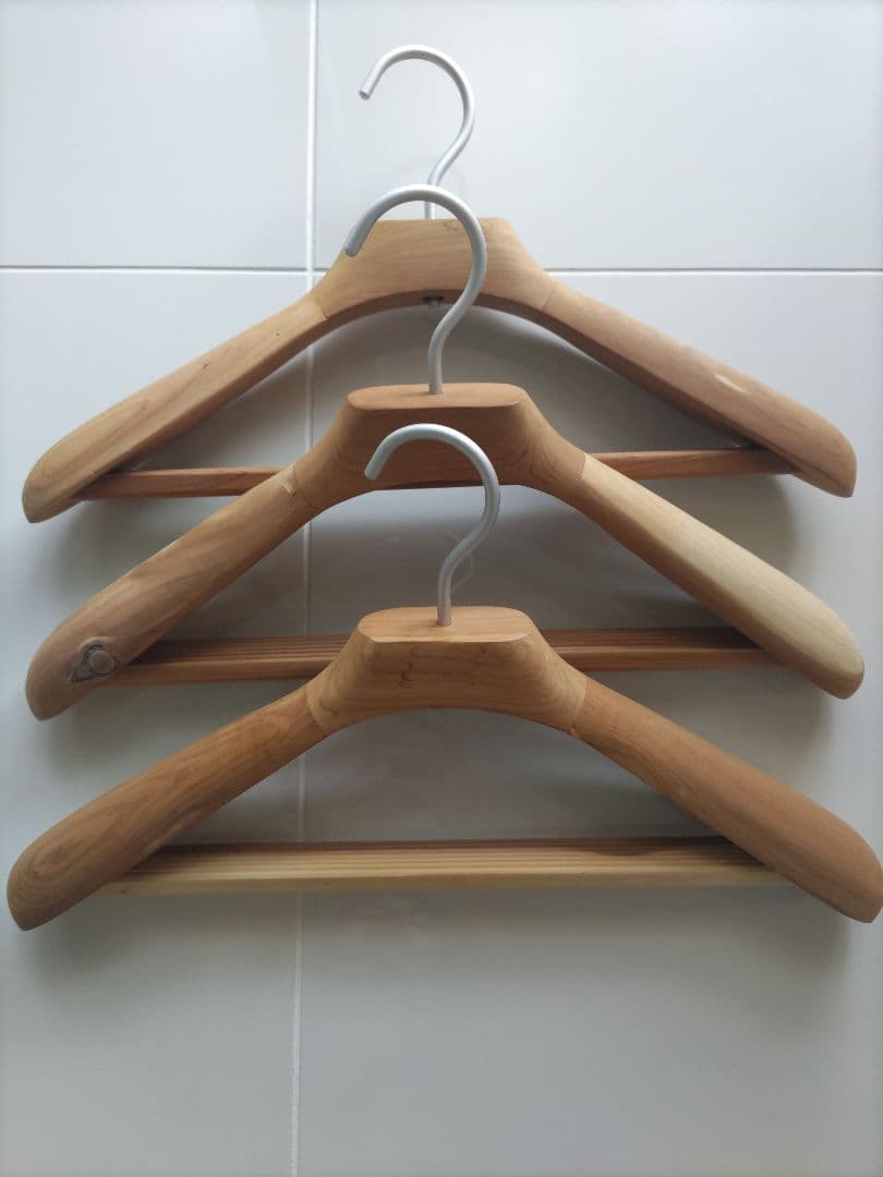 無印良品　レッドシダー　ハンガー10本セット