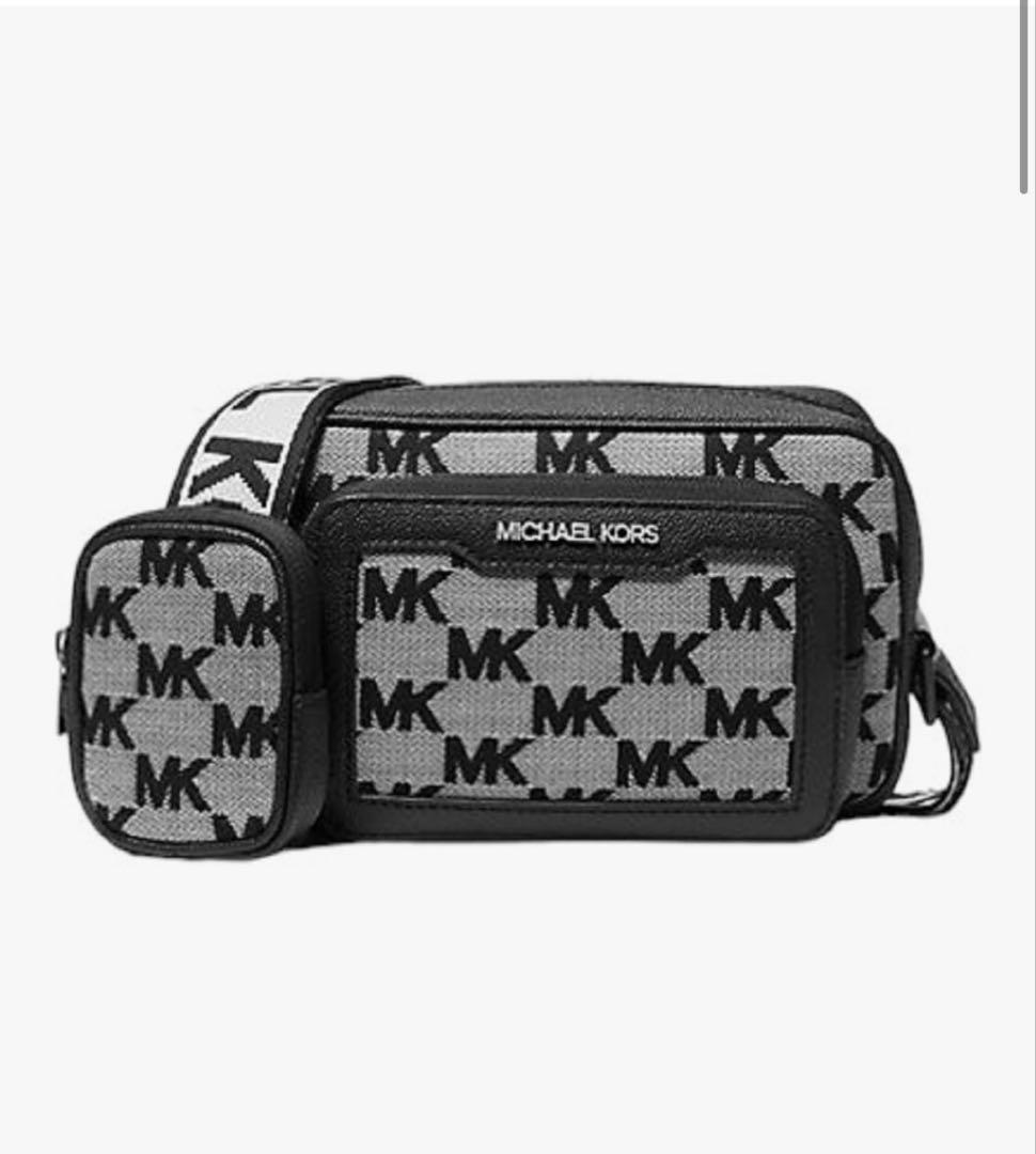 MICHAEL KORS MENS COOPER ダブルジップカメラバッグ