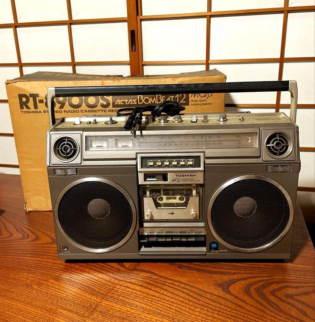 東芝 TOSHIBA RT-8900S カセットレコーダー ラジカセ 箱有