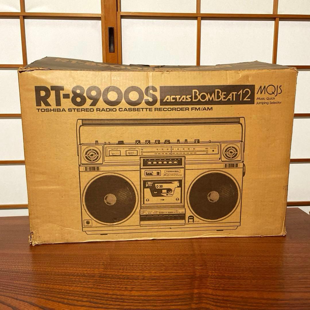 東芝 TOSHIBA RT-8900S カセットレコーダー ラジカセ 箱有