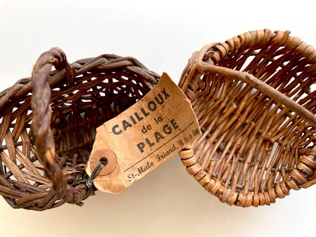 フランス　アンティーク　籠　蚤の市　パニエ ドール　バスケット　ミニチュア