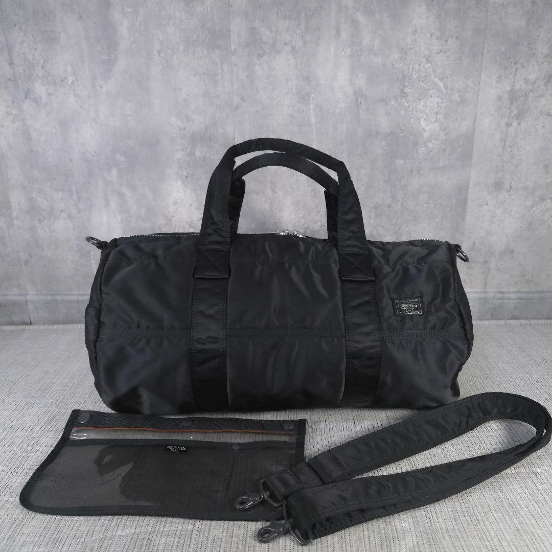 超美品　PORTER　タンカー　2way　ダッフルバッグ　ボストンバッグ　黒