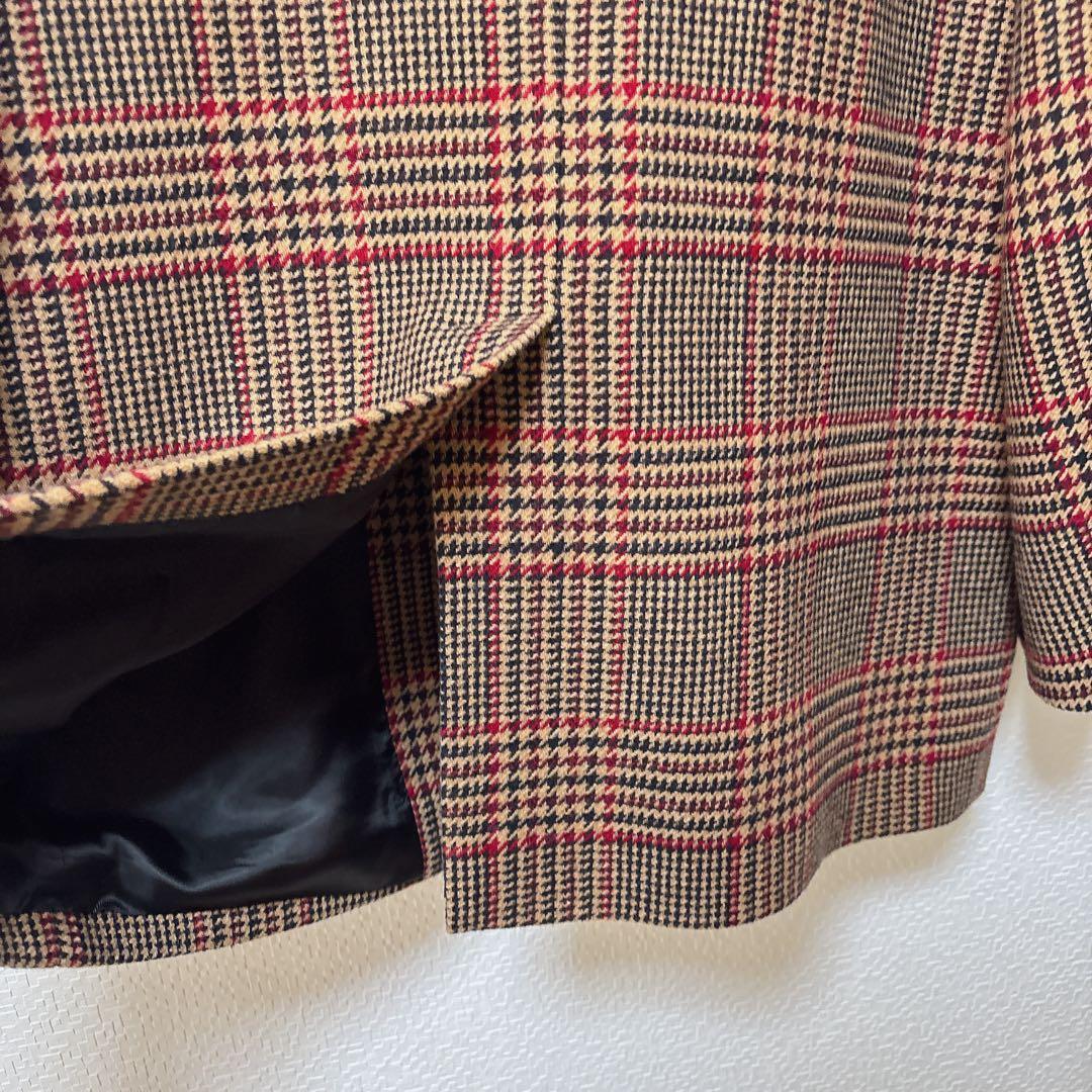 新品タグ付きzara zwコレクション ウール混紡チェック柄ブレザーコート