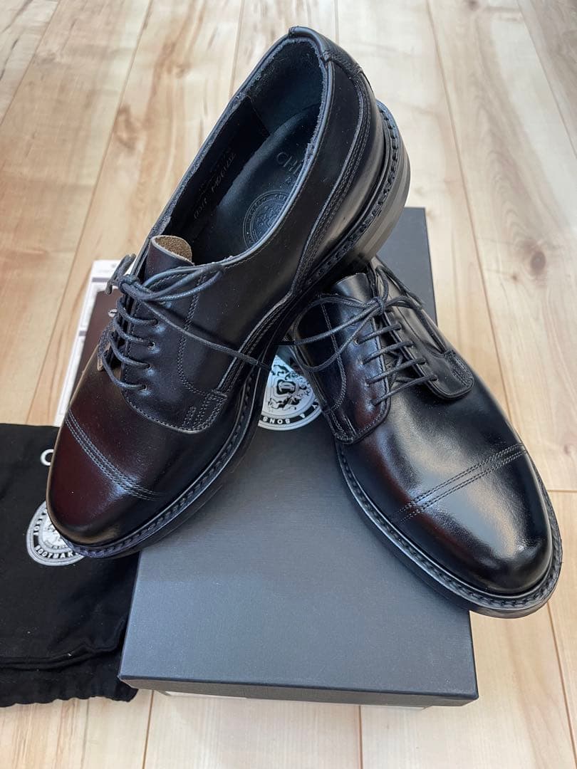 英国製新品CHEANEY チーニー ケンゴンH 黒色 クロムエクセル UK7.5