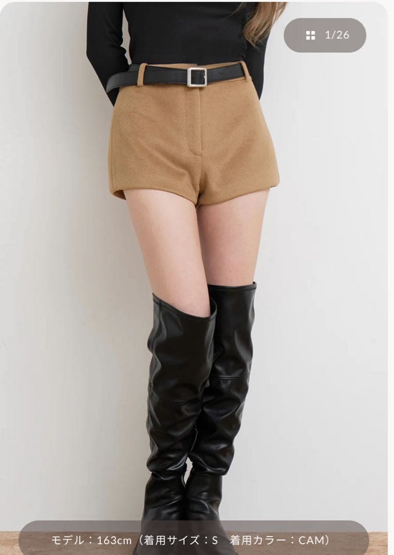 DARICH メルトンミドルショートパンツ