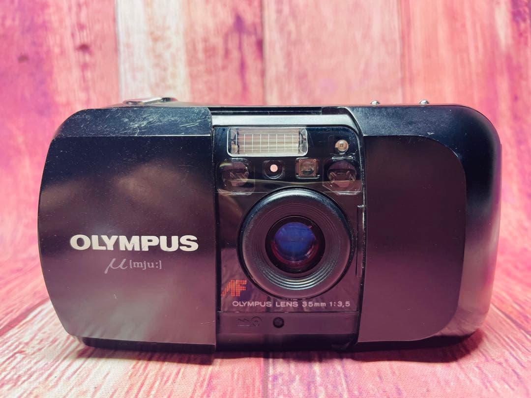 初代 OLYMPUS オリンパス μ mju コンパクトフィルムカメラ