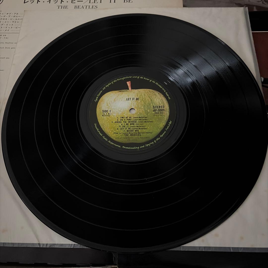 ビートルズ　THE BEATLES LET IT BE レコード　写真集
