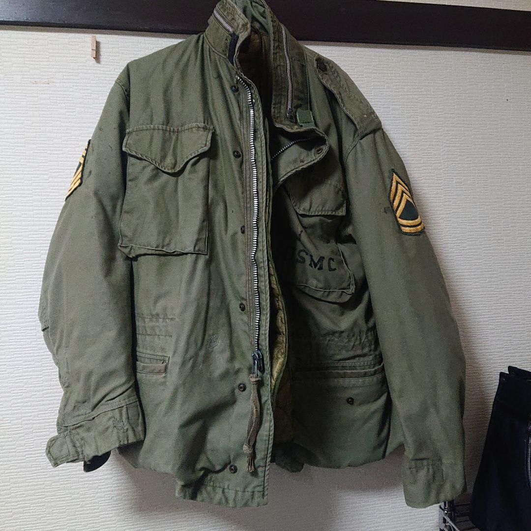 M-65 フィールドジャケット コート　セカンド　ライナー付き 　米軍実物　ボロ