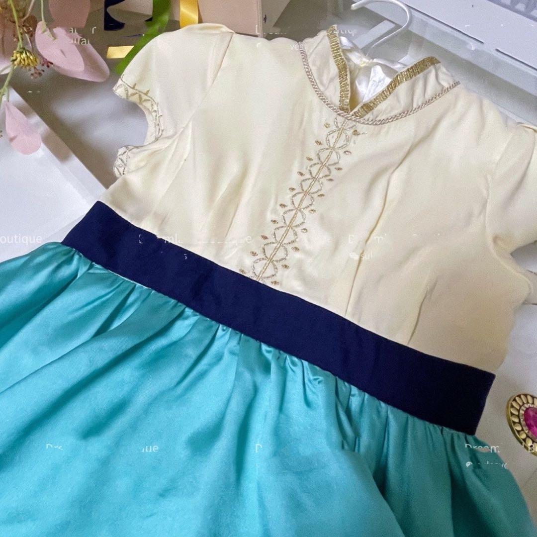 アナ雪　誕生日　向日葵ドレス　130サイズ　新品未使用未試着