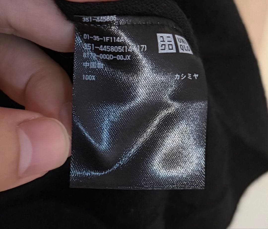 新品未使用 ユニクロ +J アシンメトリー カシミヤ100% クルーネックニット