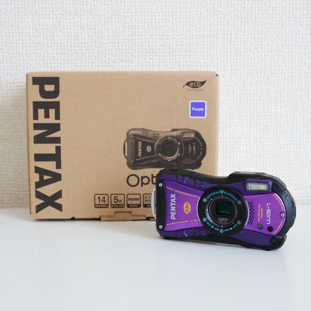 PENTAX Optio WG-1 パープル (防水カメラ)