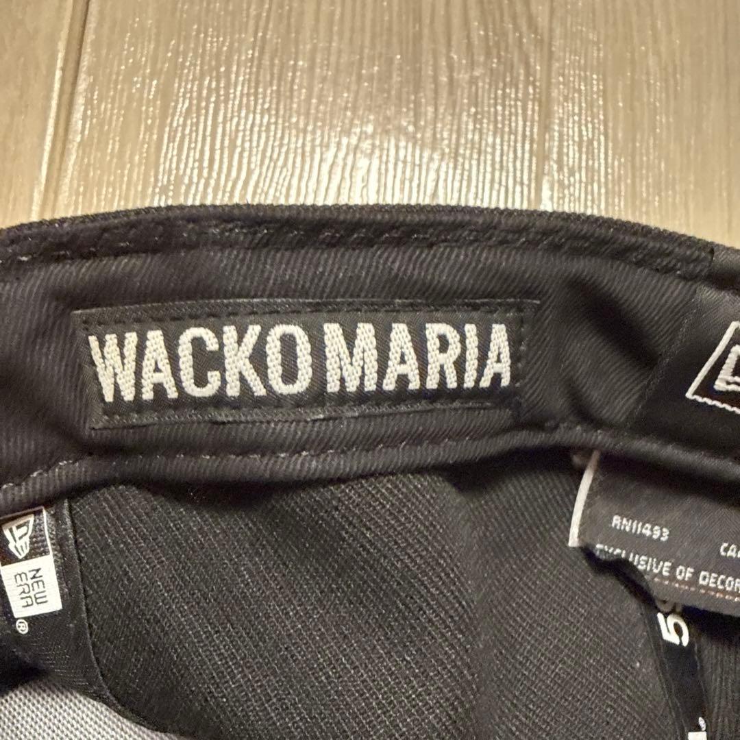 new era　Wacko Maria 黒キャップ 7 1/2