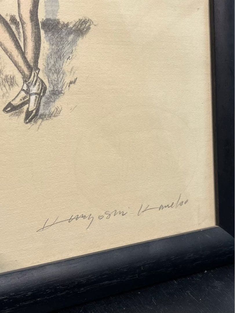 金子國義 リトグラフ 手彩色17/35 額装済