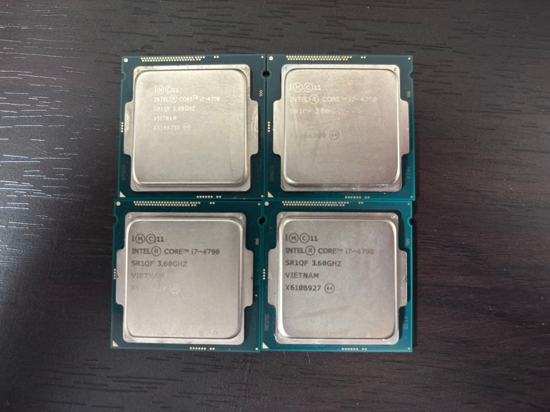 Intel Core i7-4790 3.60GHz 4枚セット