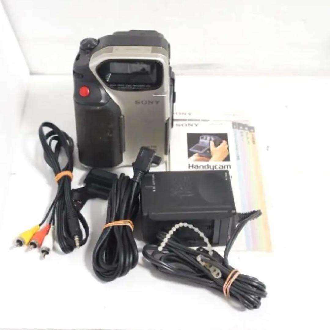 希少【動作品】SONY CCD SC7 ビデオカメラ Hi8 8mm 615