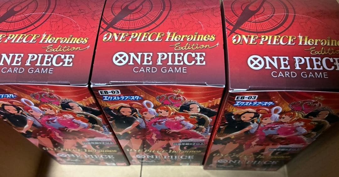 ワンピースカード Heroines Edition 3box テープ付き