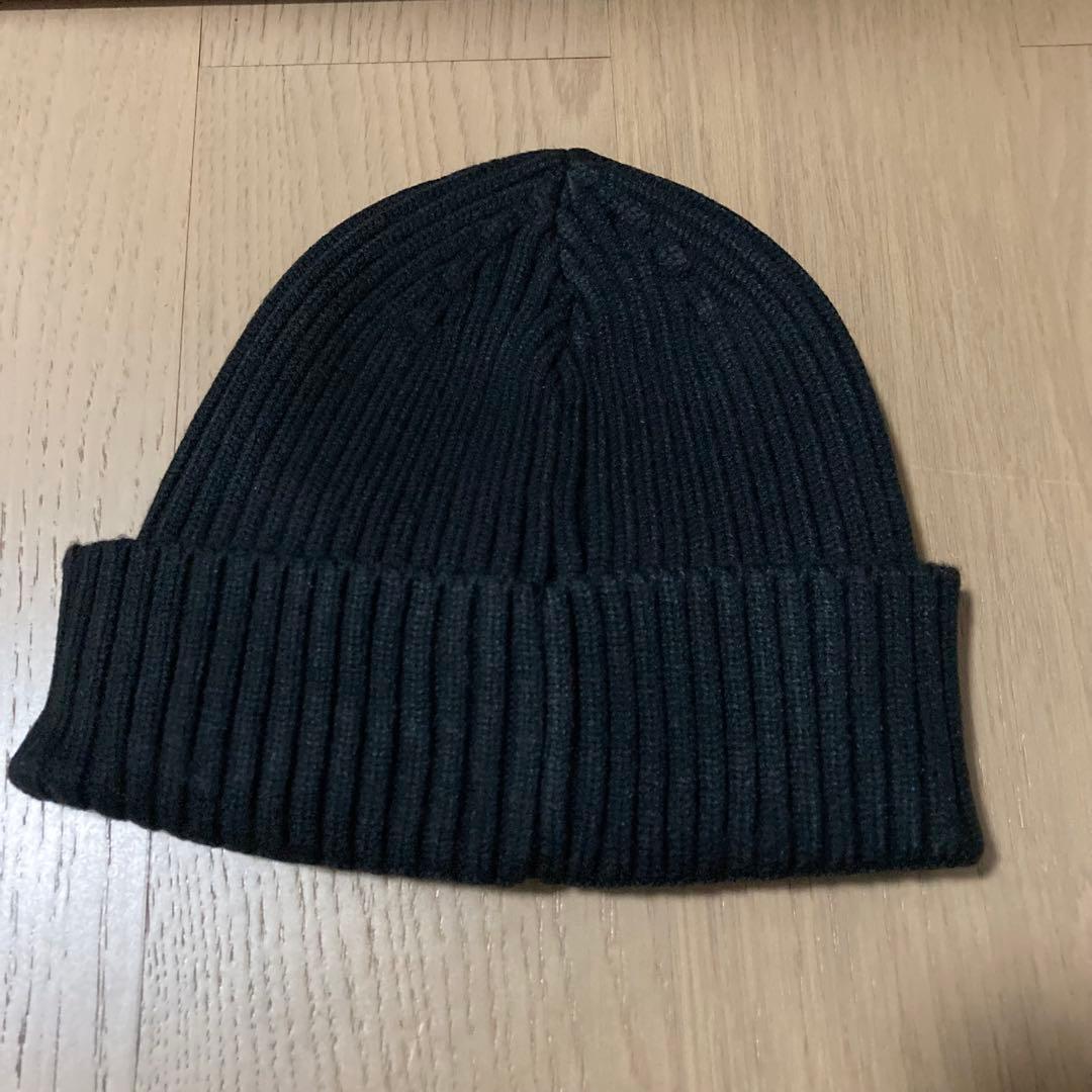 C.P. Company ゴーグル付きニット帽 ブラック