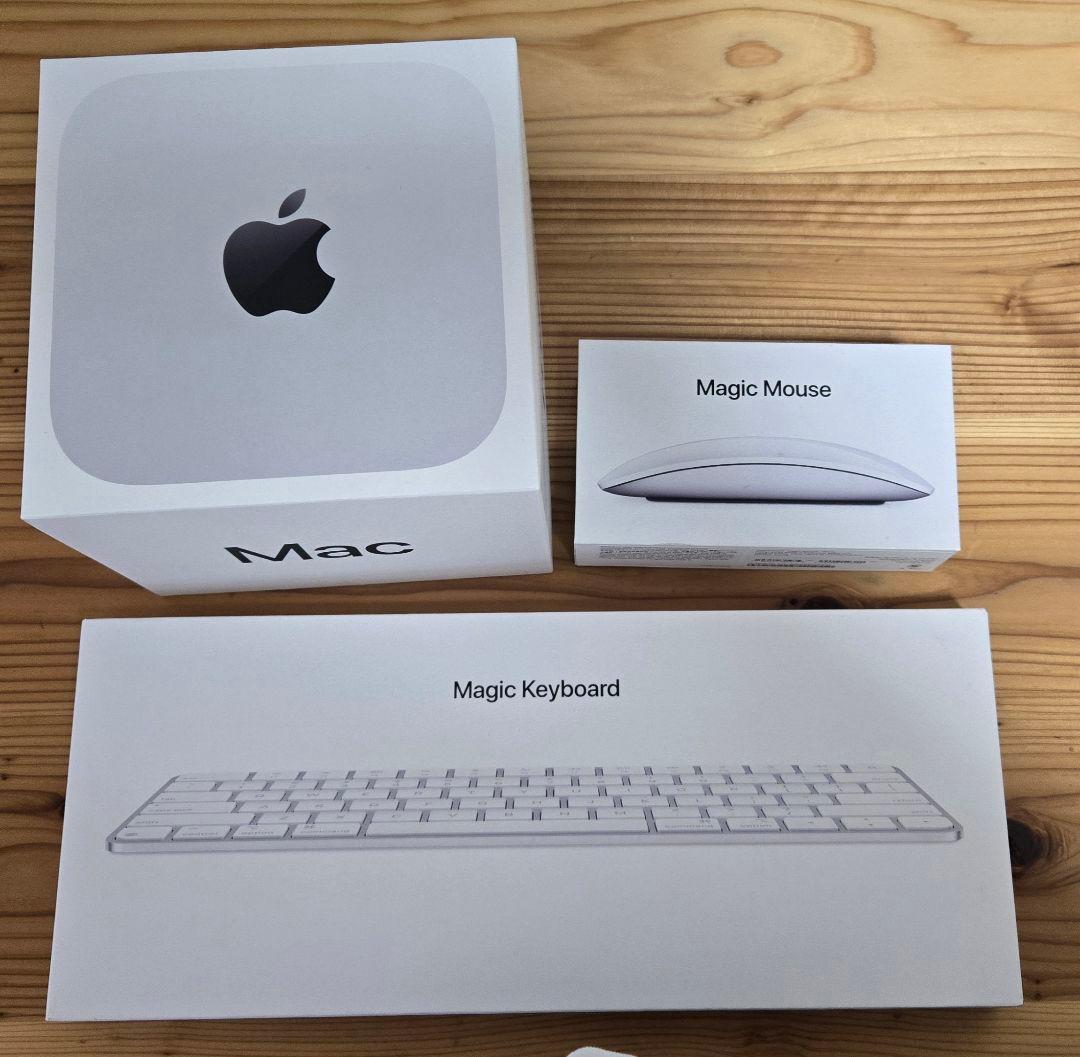 Mac mini M4 16GB/256GB 純正キーボード・マウス セット