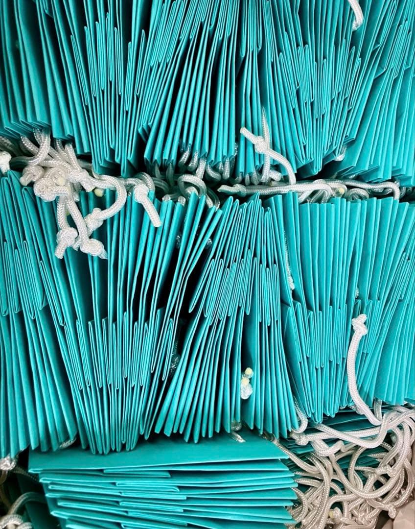 Tiffanyティファニー　ミニショッパー紙袋100枚