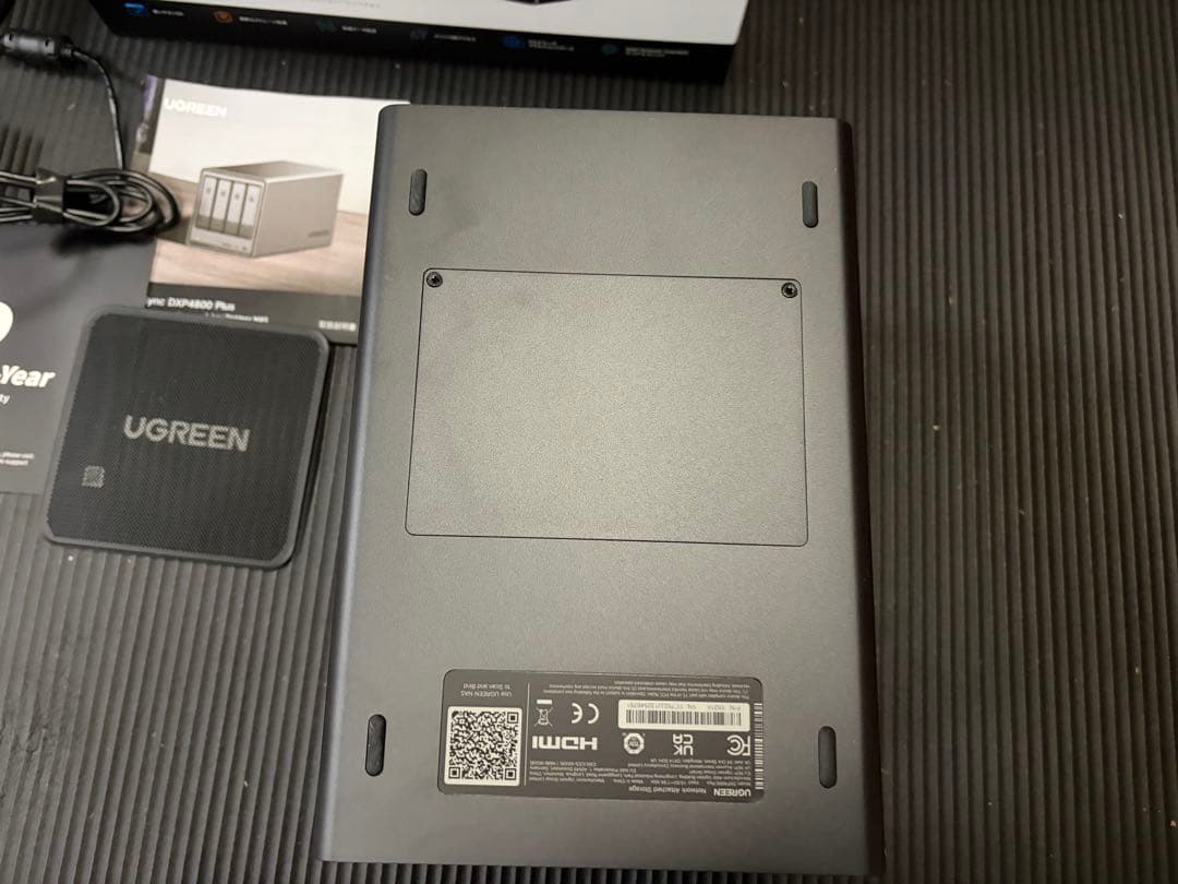 UGREEN D4800 Plus NAS 4ベイ　16TB HDD セット