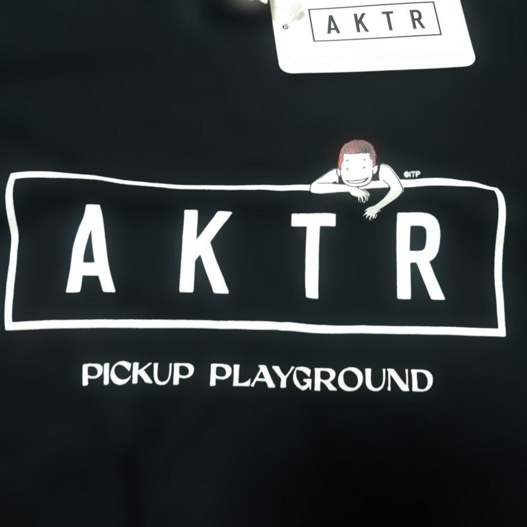 AKTR×スラムダンク ロングTシャツ ブラック