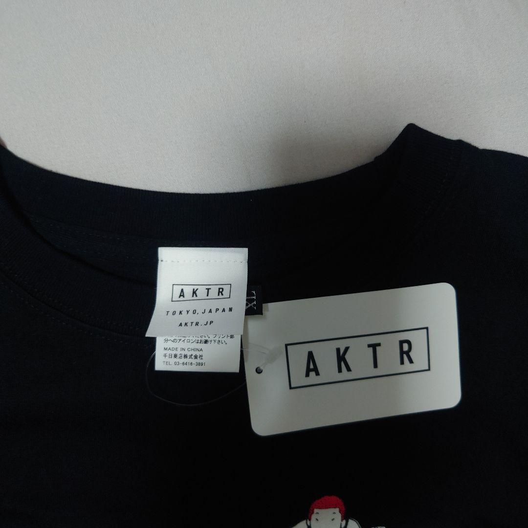 AKTR×スラムダンク ロングTシャツ ブラック