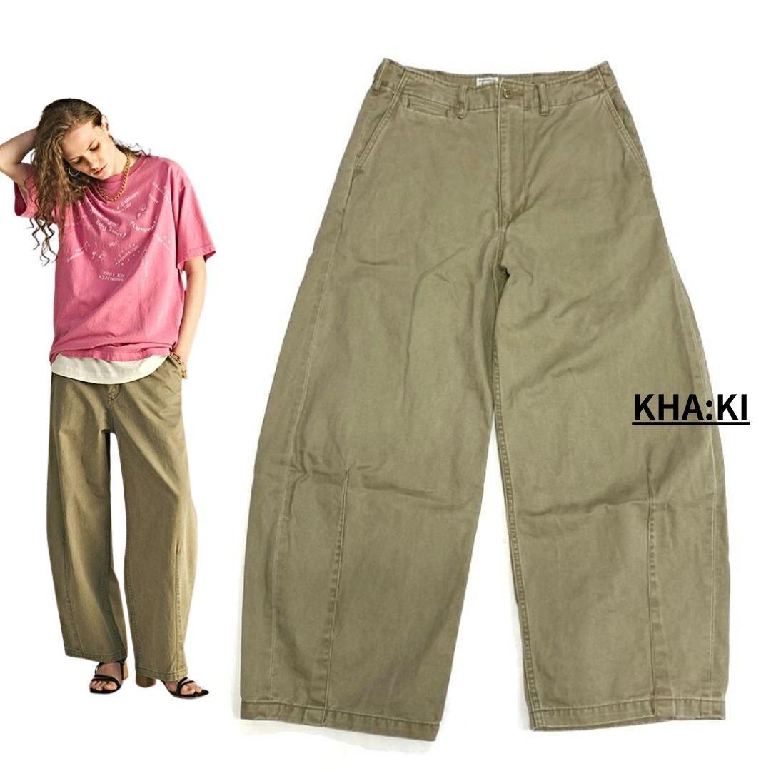 専用◎KHA:KI カーキ TYPE43 チノ ワイド トラウザーズ パンツ