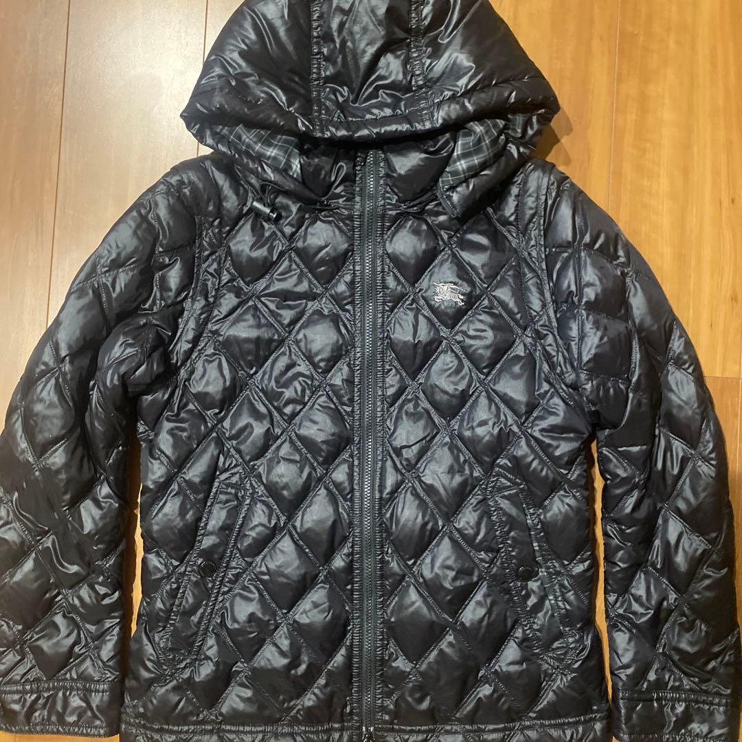 BURBERRY BLACK LABEL ブラック ダウンジャケット L
