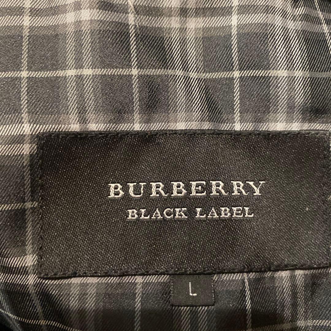 BURBERRY BLACK LABEL ブラック ダウンジャケット L