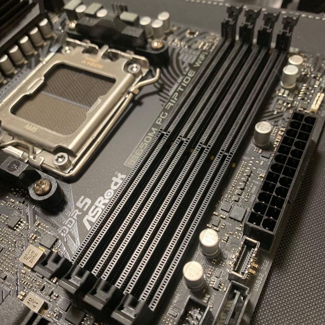 ASRock B650M Riptide WiFi 動作未確認