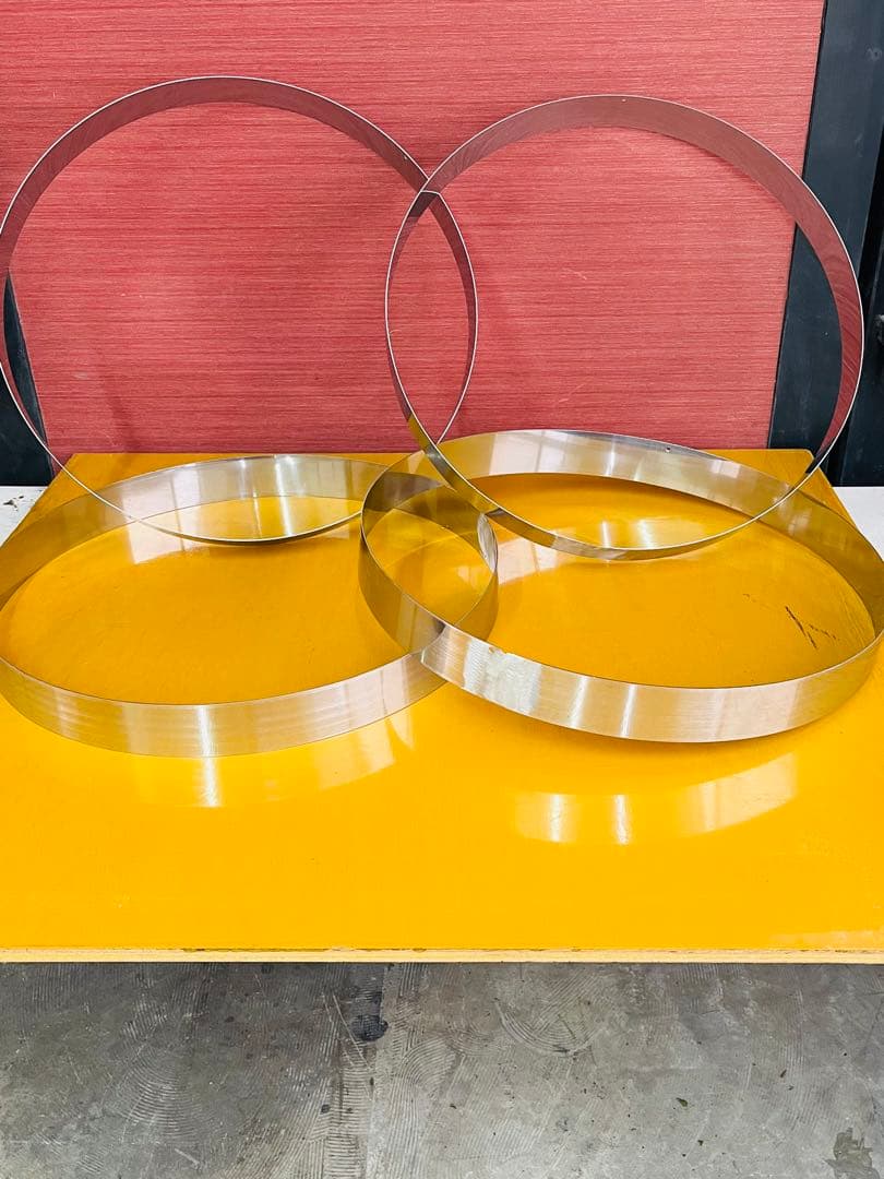 デコトラ★16インチ★1.5ミリ厚★ステンレス製★ホイールマーカーリング★2枚組