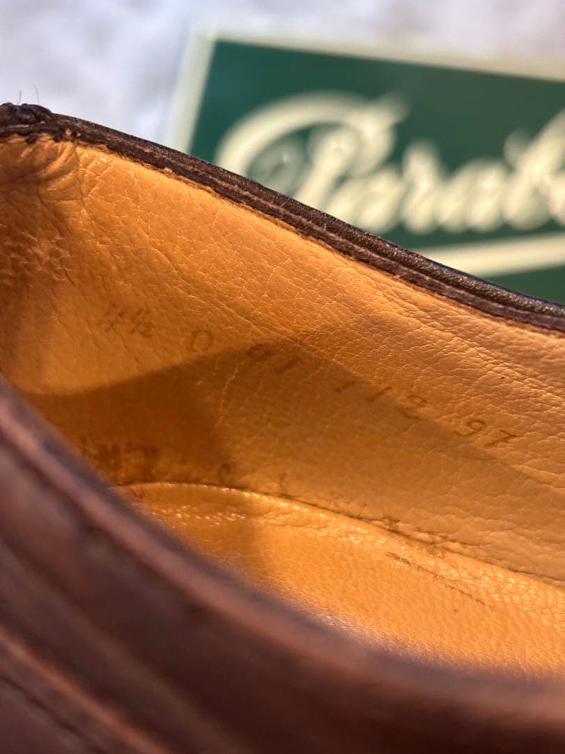 【良品】【希少】【フランス製】パラブーツ シャンボート　モカ　24.5cm