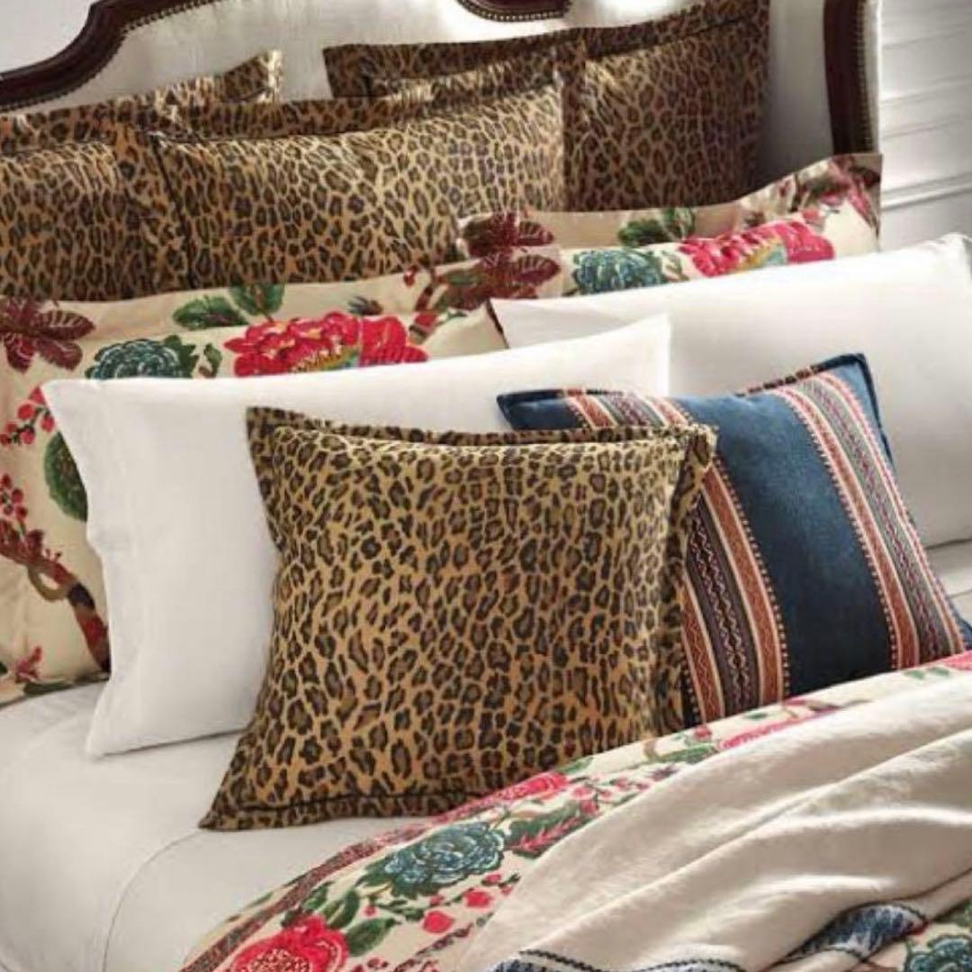 新品未使用✳︎ラルフローレンホーム✳︎ヒョウ柄✳︎枕カバー✳︎２枚セット