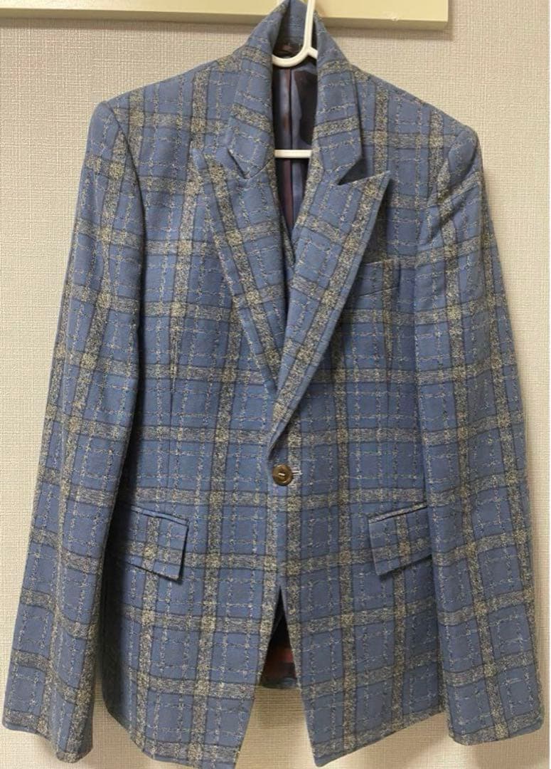 [美品]vivienne westwood 3ピーススーツセットアップ　チェック