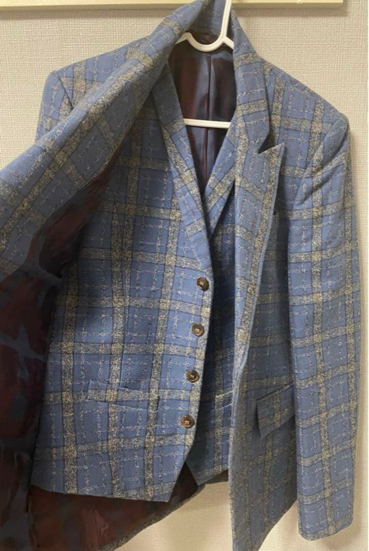 [美品]vivienne westwood 3ピーススーツセットアップ　チェック