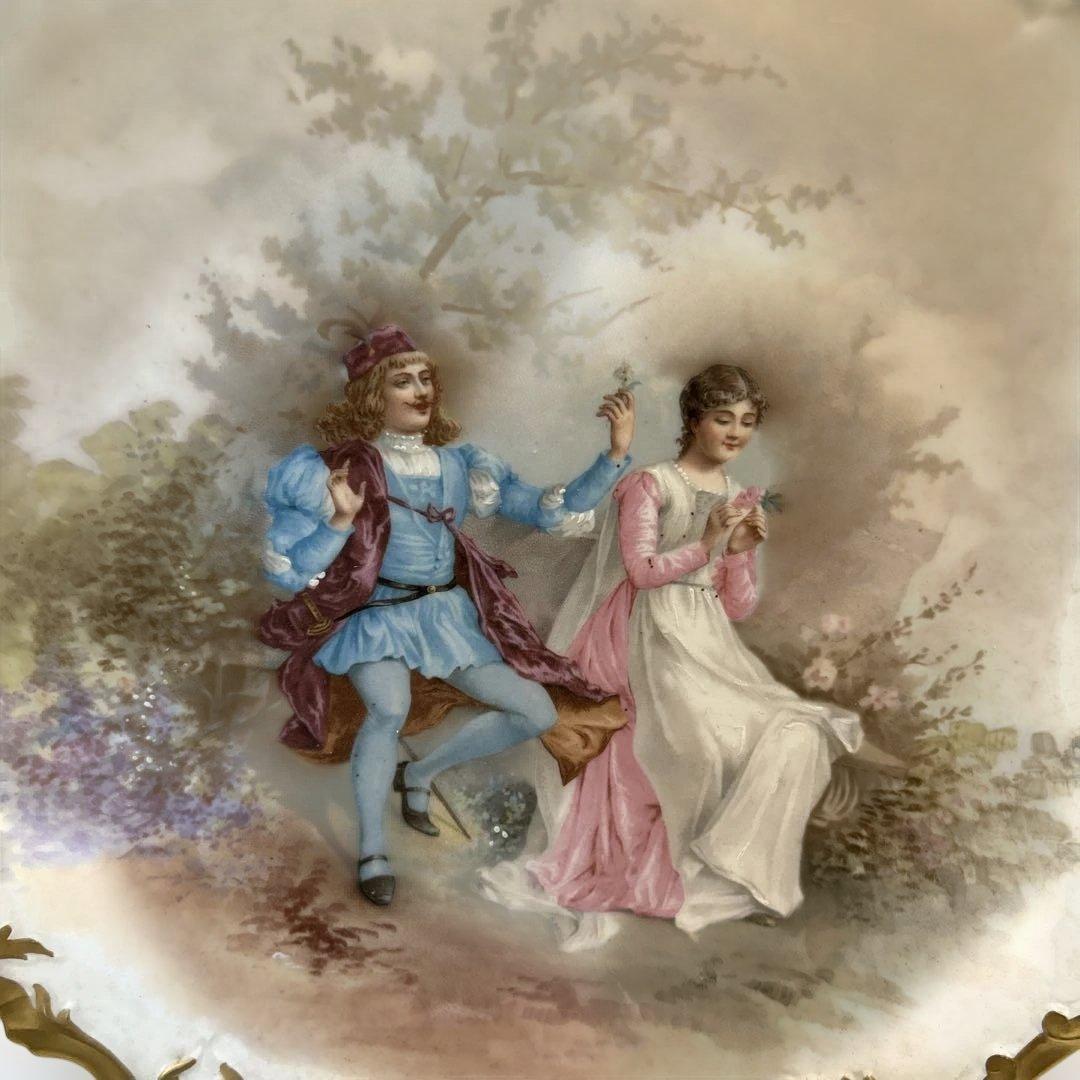 西洋アンティーク　リモージュ皿