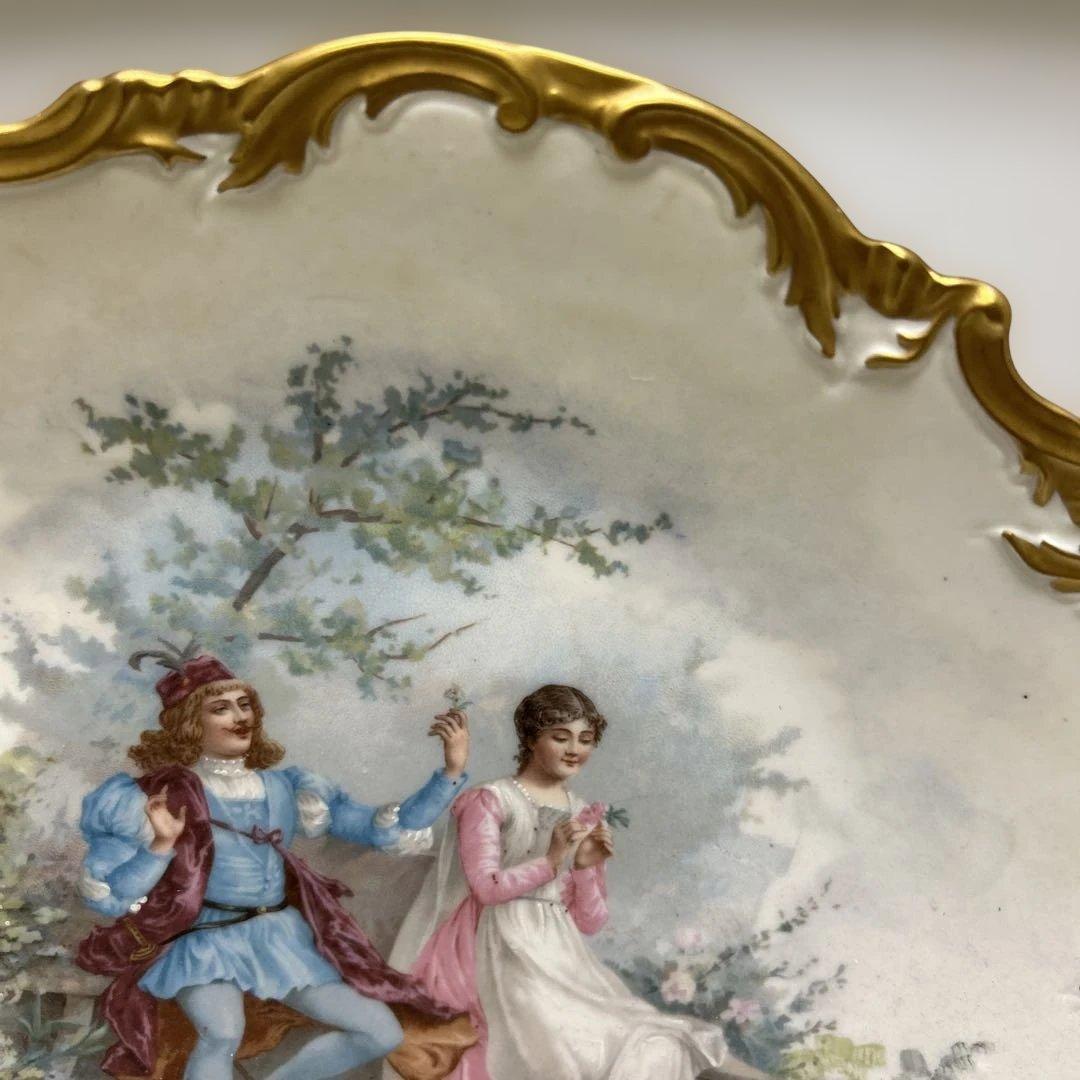 西洋アンティーク　リモージュ皿