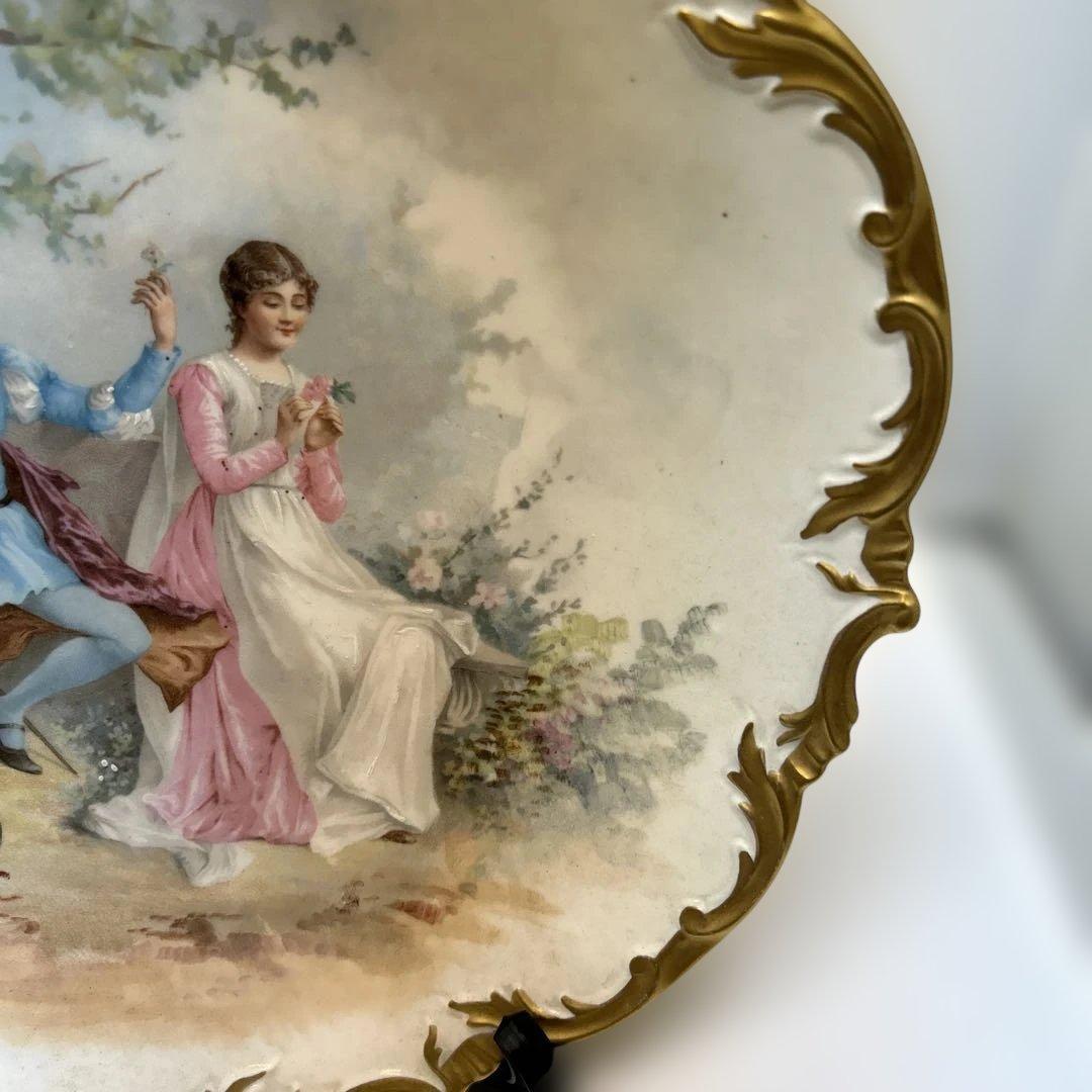 西洋アンティーク　リモージュ皿