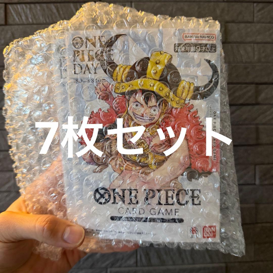 ONE PIECE DAY 25 モンキー・D・ルフィカード　7セット