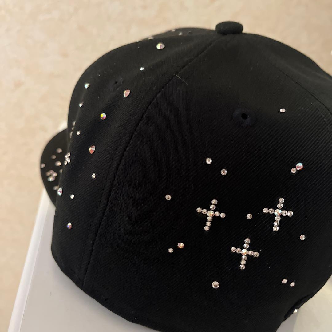 とき様New Era 59FIFTY ブラック 7 1/2 ジュエルキャップ