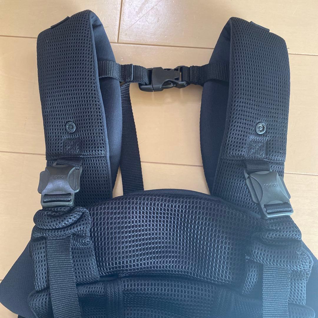 【美品‼️】Aprica 抱っこ紐 ラクリス　ブラック