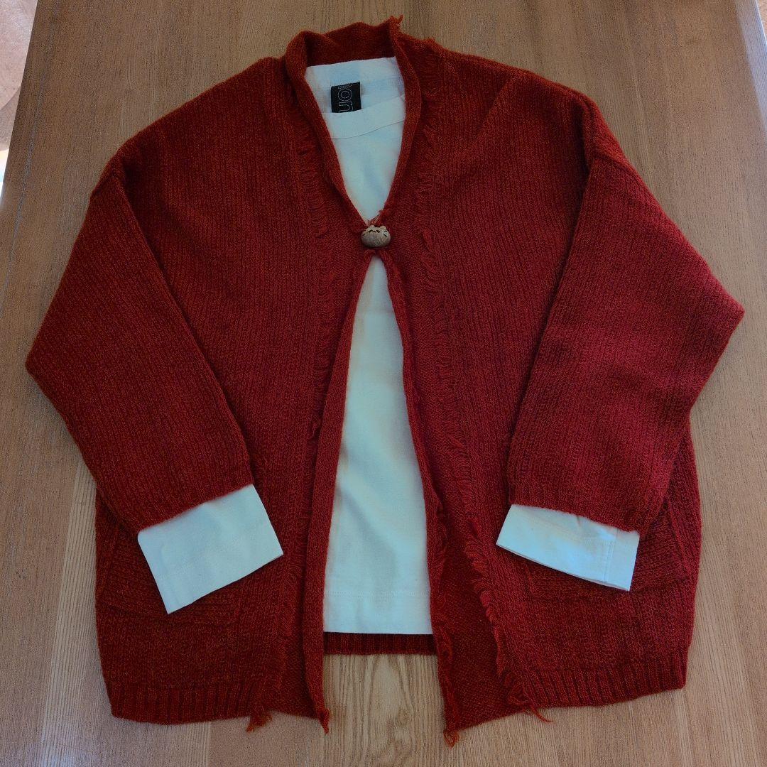 未使用タグ付　ミナペルホネン　カーディガン